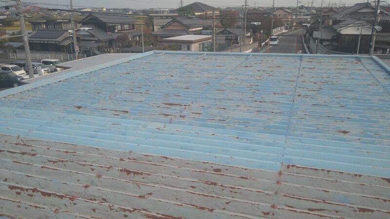屋根塗装　板金屋根