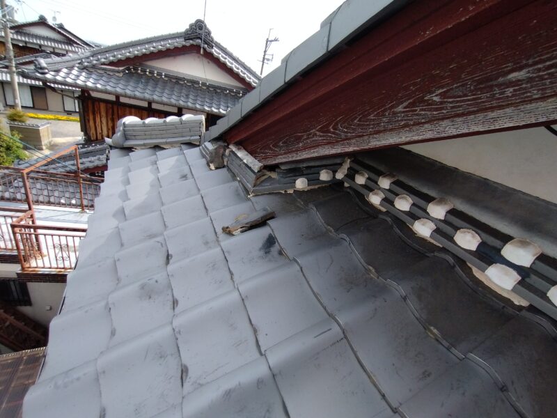 台風対策にも｜針金補修と屋根点検の記録