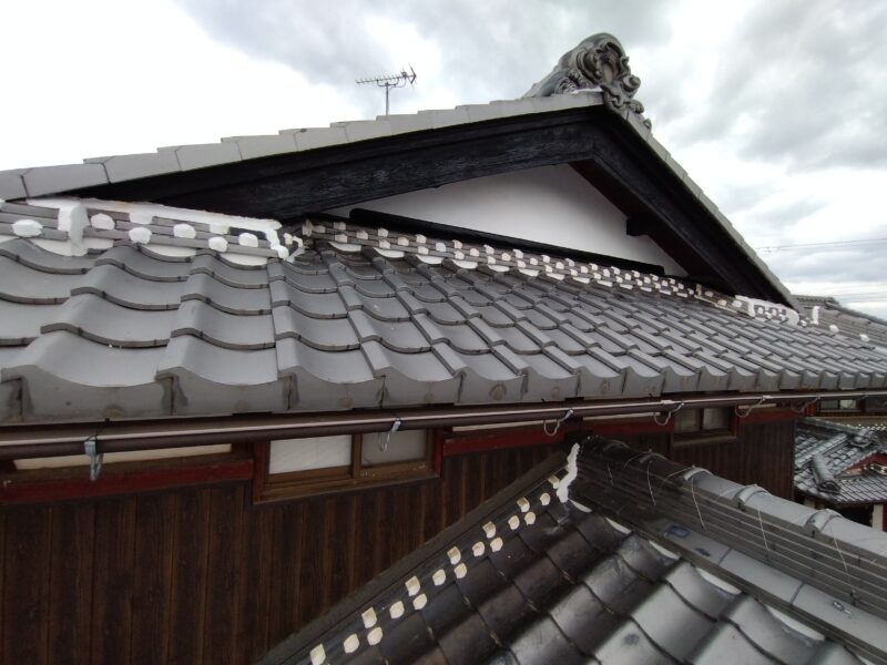 台風対策にも｜針金補修と屋根点検の記録