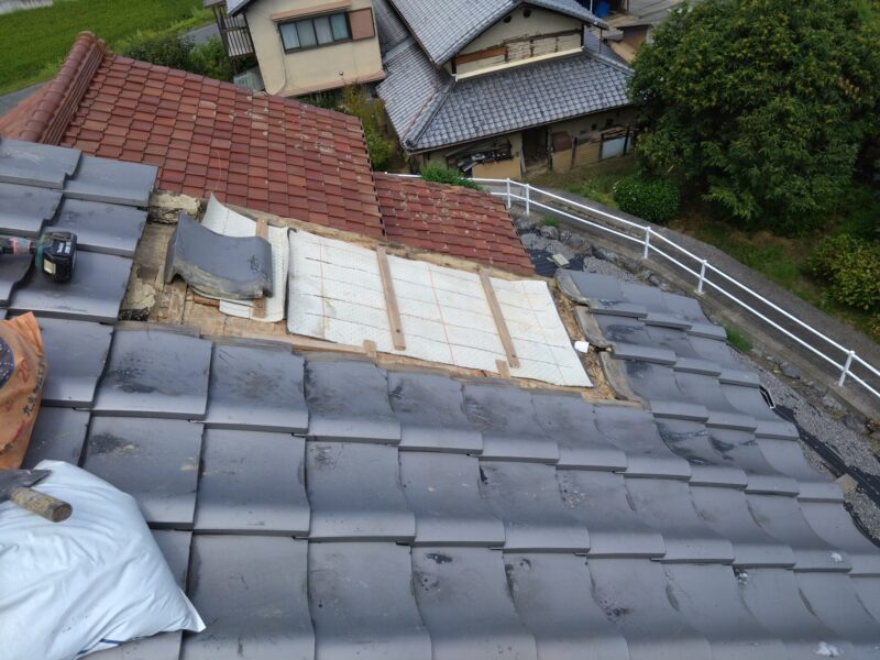 庭掃除で気づいた屋根の異変